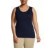 Women's Plus Size Cotton Tank Top, Front