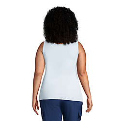 Women's Plus Size Cotton Tank Top, Back