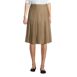 School Uniform Women's Pleated Skirt Below the Knee, Front