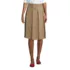 Women's Box Pleat Skirt Below the Knee, Front