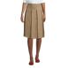 School Uniform Women's Box Pleat Skirt Below the Knee, Front