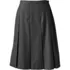 Women's Box Pleat Skirt Below the Knee, Front