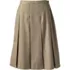 Women's Box Pleat Skirt Below the Knee, Front