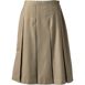 School Uniform Women's Box Pleat Skirt Below the Knee, Front