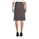 Women's Solid A-line Skirt Below the Knee, Back