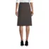 Women's Solid A-line Skirt Below the Knee, Back