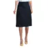 Women's Solid A-line Skirt Below the Knee, Front