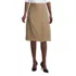 Women's Solid A-line Skirt Below the Knee, Front