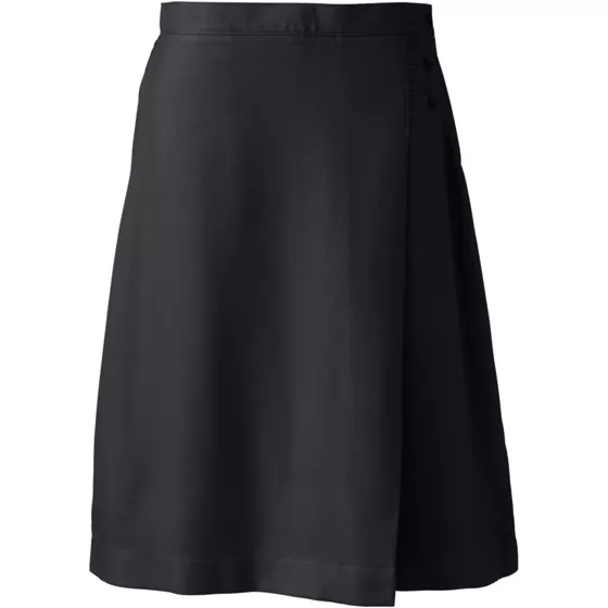 Women's Solid A-line Skirt Below the Knee - primary