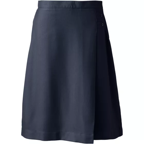 Women's Solid A-line Skirt Below the Knee - primary