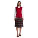 Women's Plaid Pleated Skirt Below the Knee, alternative image