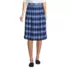 Women's Plaid Pleated Skirt Below the Knee, Front