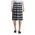 School Uniform Women's Plaid Pleated Skirt Below the Knee, Front