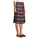 Women's Plaid Pleated Skirt Below the Knee, alternative image