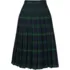 Women's Plaid Pleated Skirt Below the Knee, Front