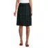 Women's Plaid A-line Skirt Below the Knee, Front
