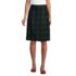 Women's Plaid A-line Skirt Below the Knee, Front