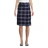 Women's Plaid A-line Skirt Below the Knee, Front