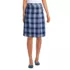 Women's Plaid A-line Skirt Below the Knee, Front