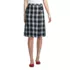 Women's Plaid A-line Skirt Below the Knee, Front