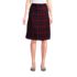 Women's Plaid A-line Skirt Below the Knee, Front