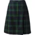 Women's Plaid A-line Skirt Below the Knee, Front
