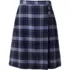Women's Plaid A-line Skirt Below the Knee, Front
