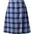 Women's Plaid A-line Skirt Below the Knee, Front
