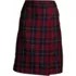 Women's Plaid A-line Skirt Below the Knee, Front