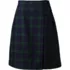Women's Plaid A-line Skirt Below the Knee, Front