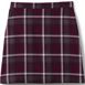 School Uniform Juniors Plaid A-line Skirt Below the Knee, Back