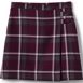 School Uniform Juniors Plaid A-line Skirt Below the Knee, Front