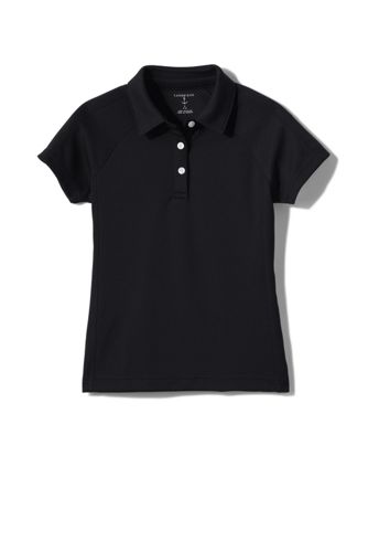 black polo shirt girl