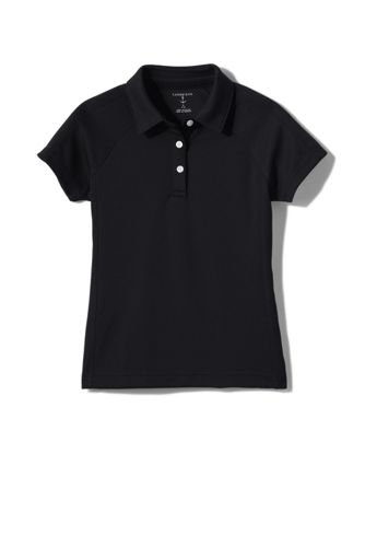 black womens polo shirt