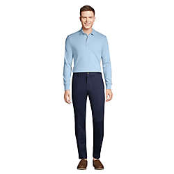 Men's Long Sleeve Super Soft Supima Polo Shirt, alternative image