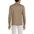 Men's Long Sleeve Cotton Supima Polo Shirt, Back
