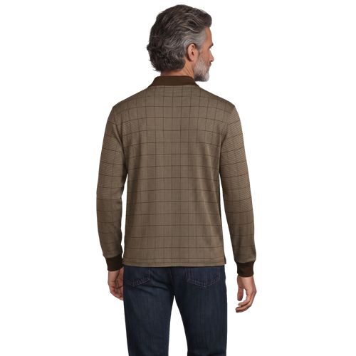 Dark Walnut Brown Houndstooth