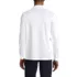 Men's Long Sleeve Cotton Supima Polo Shirt, Back