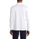 Men's Tall Long Sleeve Cotton Supima Polo Shirt, Back