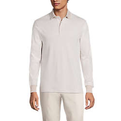 Men's Long Sleeve Super Soft Supima Polo Shirt | Lands' End Men's Long Sleeve Super Soft Supima Polo Shirt | Lands' End