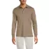 Men's Long Sleeve Cotton Supima Polo Shirt, Front