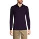 Men's Long Sleeve Cotton Supima Polo Shirt, Front