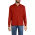 Men's Long Sleeve Cotton Supima Polo Shirt, Front
