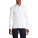 Men's Tall Long Sleeve Cotton Supima Polo Shirt, Front