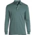 Men's Long Sleeve Cotton Supima Polo Shirt, Front