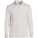 Men's Big Long Sleeve Supima Interlock Polo Shirt, Front