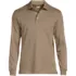 Men's Long Sleeve Cotton Supima Polo Shirt, Front