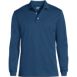 Men's Tall Long Sleeve Cotton Supima Polo Shirt, Front