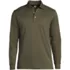 Men's Big and Tall Long Sleeve Super Soft Supima Polo Shirt, Front