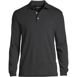 Men's Long Sleeve Cotton Supima Polo Shirt, Front